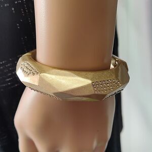 Lia Sophia Geometric Hinged Bracelet
